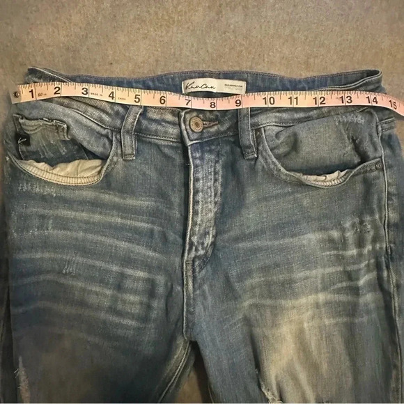 Kancan High Rise Medium Ripped Boyfriend Jean size 28 - Picture 7 of 9